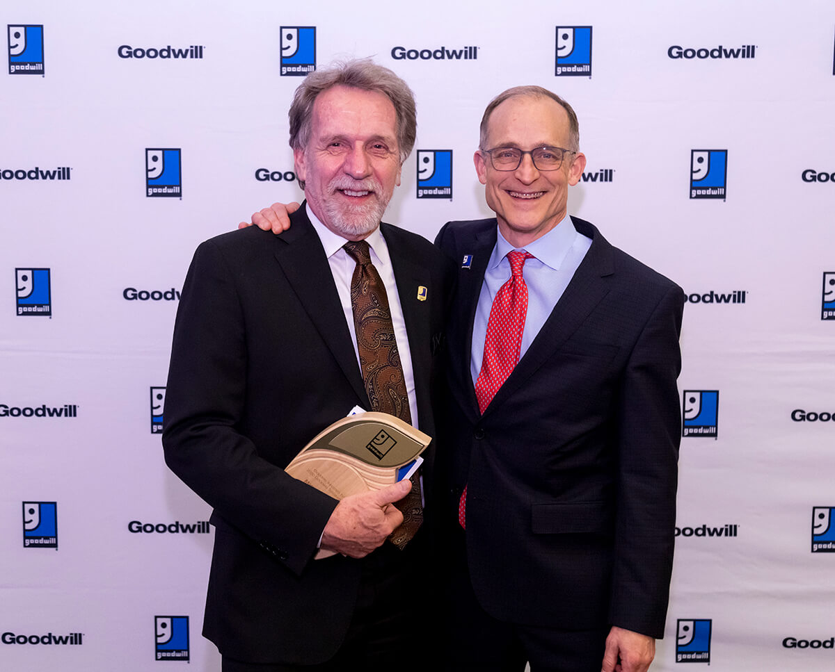 Michael Wirth-Davis named the 2020 Goodwill Sustainability Champion