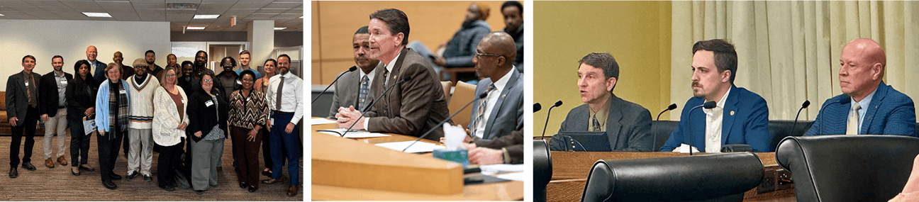 Advocates attend MN Capitol lobby day to push for FATHER Project funding legislation and Minnesota senators and representatives testify on behalf of the bill